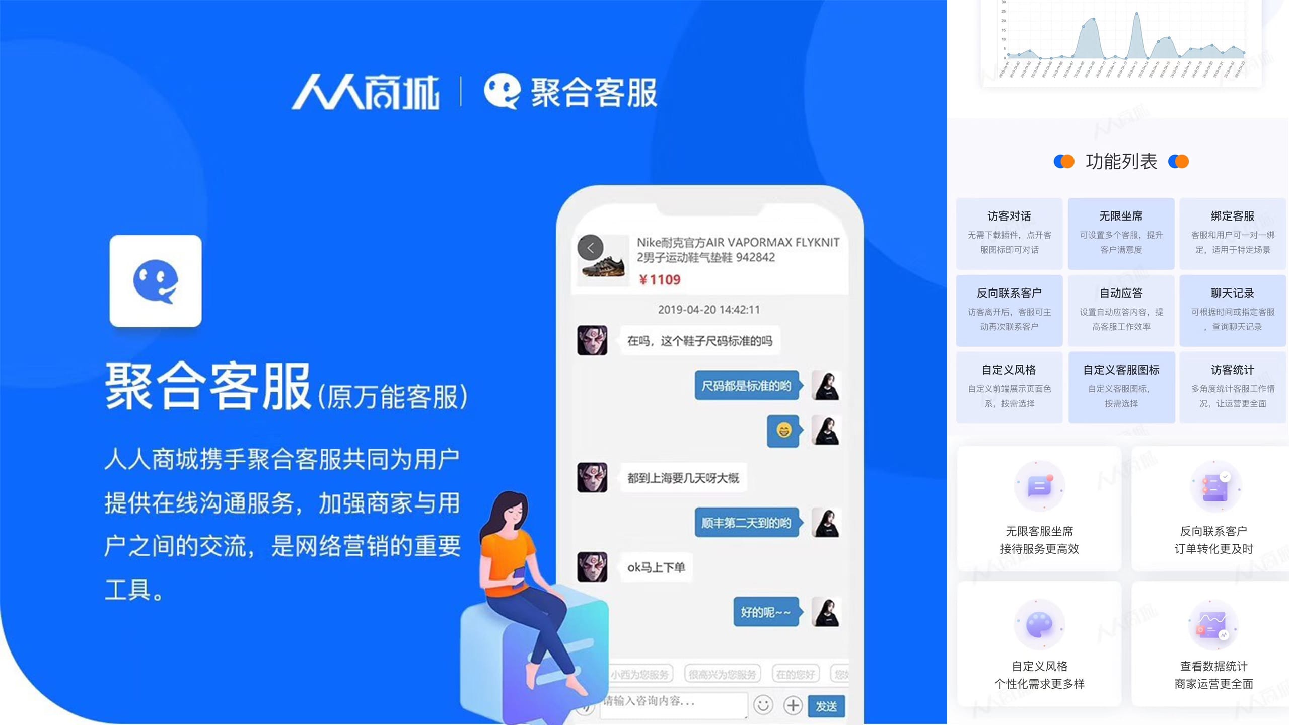 聚合客服+PC插件