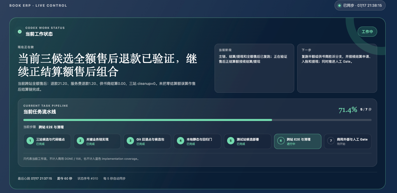 开发闲鱼矩阵图书ERP系统