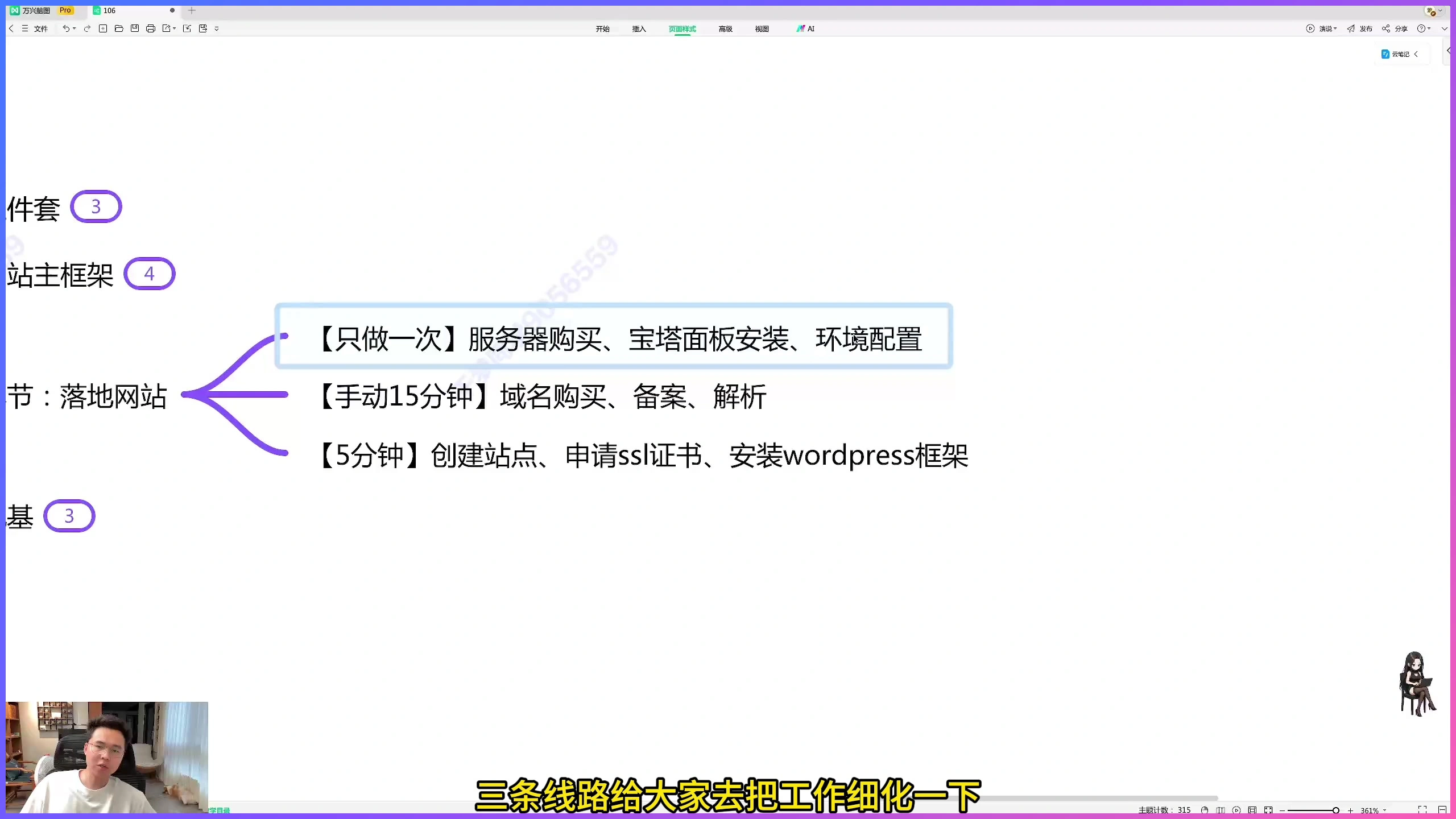 个人网站服务器怎么选?新手先看这四个配置插图1 课程中的服务器购买和宝塔配置流程图